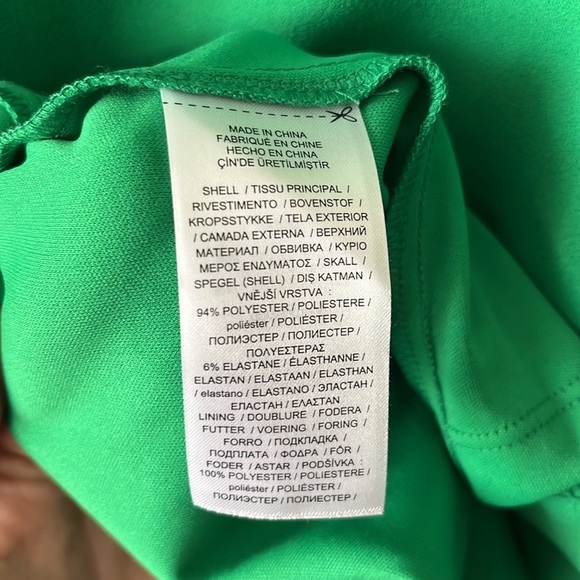 NWT Ralph Lauren Black Label Long Maxi Gown Dress Sleeveless Kelly Green Size 8 - Picture 5 of 6